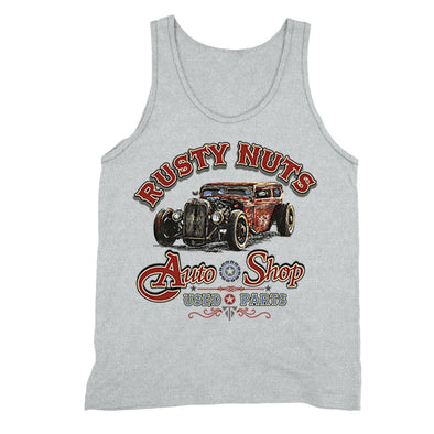 XtraFly Apparel Men's Rusty Nuts Autoshop Car Truck Garage Tank-Top
