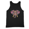 XtraFly Apparel Men's Elephant Head Tusk Pink Tribal Animal Tank-Top