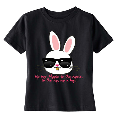 XtraFly Apparel Boys Hip Hop Bunny Easter Crewneck Short Sleeve T-shirt